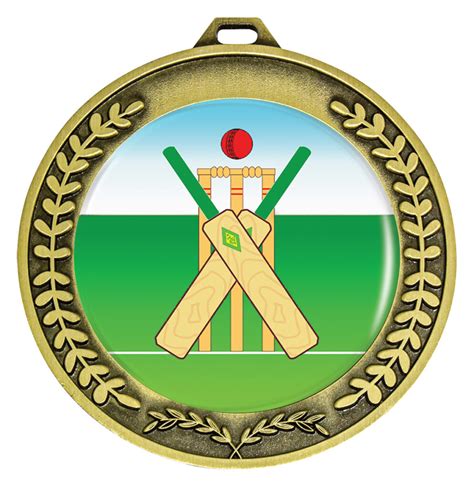 Cricket Medals Male Batsman Trophies For Distinction