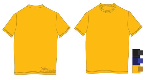 Blank Tshirt Front And Back Clipart Best