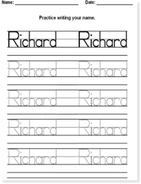 Handwriting practice worksheets with individual children's names. Instant Name Worksheet Maker - Genki English