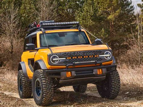 Ford Bronco Suv 4x4 Debuts With Ecoboost Engine And 7 Speed Mt