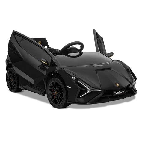 Kidzone Kids 12v Electric Ride On Licensed Lamborghini Sian Roadster