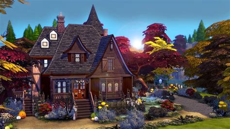 Witchs Cottage ğŸ The Sims 4 Speed Build Youtube Witchcottage