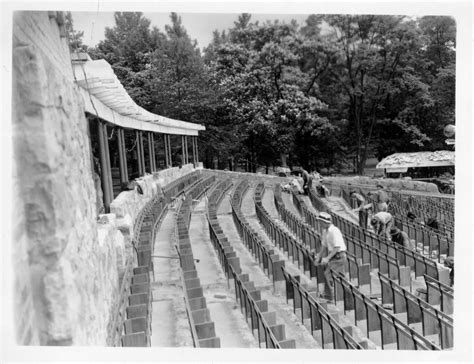 Iroquois Park Amphitheatre Side View Of Grandstand
