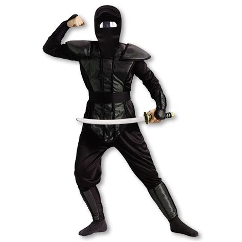 Mens Haunted Mirror Ninja Costume Adult Full Mask Ninja