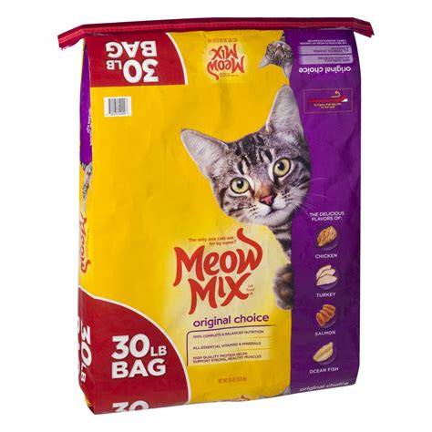 Description with the delicious flavors of chicken, turkey, salmon, and ocean fish, cats ask for meow mix® original choice cat food by name. Original Choice Dry Cat Food Meow Mix 30 pound delivery ...