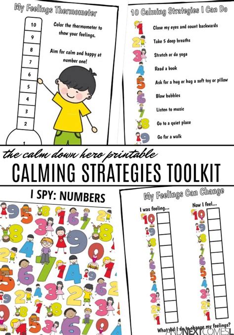 Calm Down Hero Toolkit Coping Skills Coping Skills List Calming