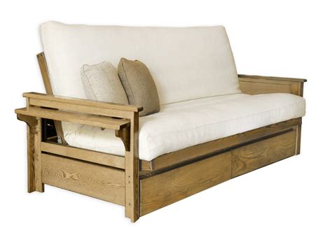 These mattresses typically come in standard mattress sizes. Ottawa oak futon frame - Futon d'or Matelas naturelsFuton ...