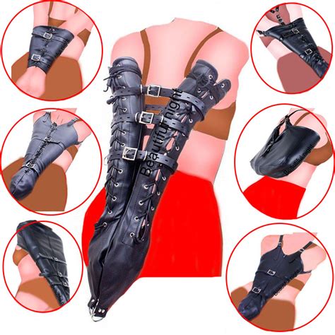 arm binder glove sleeves behind back bondage armbinder bdsm taobao