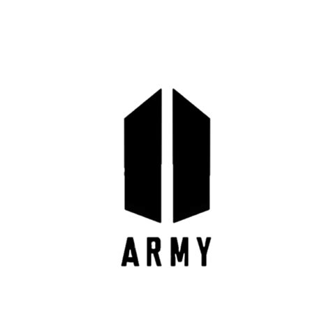It was officially established on july 9, 2013 after the first recruitment closed. BTS Sticker Army Logo BigHit Entertainment ⭐️ bts btslo...