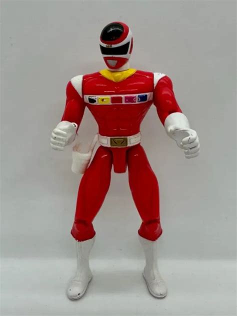 Vintage Bandai Power Rangers In Space Red Ranger Action Figure 1997 9