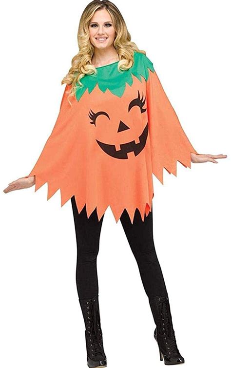 Adult Pumpkin Poncho Best Halloween Costumes From Amazon For Under