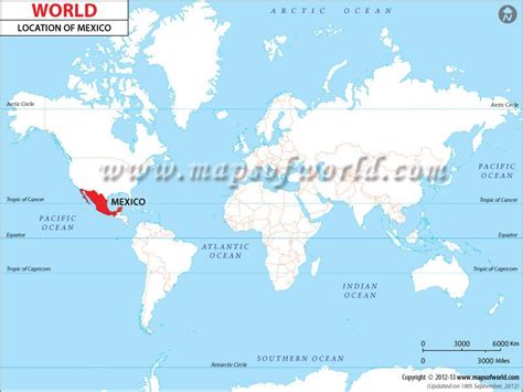 Where Is Mexico Located On The Map World Map Atlas