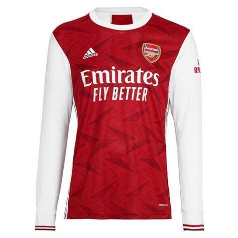 Arsenal Home Long Sleeve Football Shirt 2021 Soccerlord
