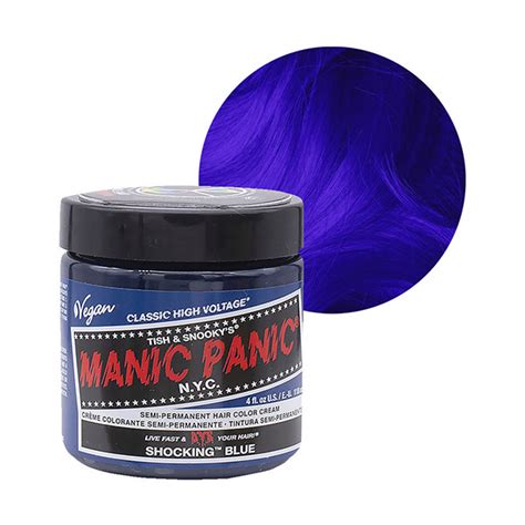 Manic Panic Semi Permanent Hair Color Shocking Blue 118ml Crespo