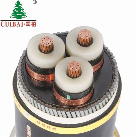 Low Voltage Power Cable Xlpe Insulation Steel Wire Armoured Flame