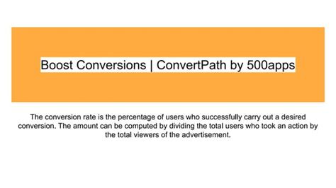 Boost Conversions Convertpath By 500appspdf