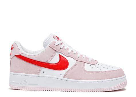 This special edition pair features soft white leather, pink suede and a. AIR FORCE 1 LOW '07 QS 'VALENTINE'S DAY LOVE LETTER ...