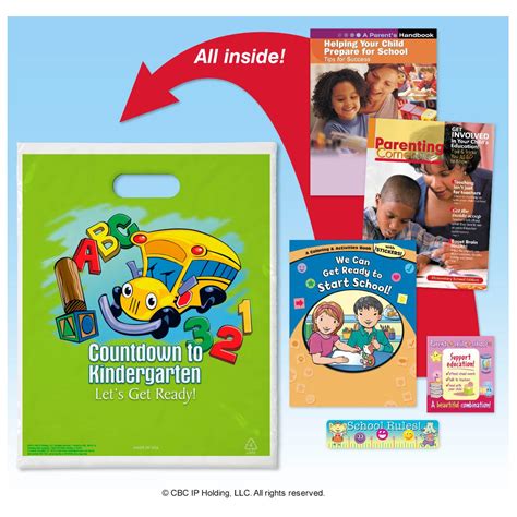 Countdown To Kindergarten Carry Bag Kit Channing Bete