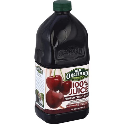 Old Orchard 100 Premium Tart Cherry Juice 64 Fl Oz Bottle Fruit
