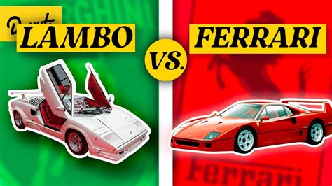 Ferrari Vs Lamborghini The Rivalry Explained