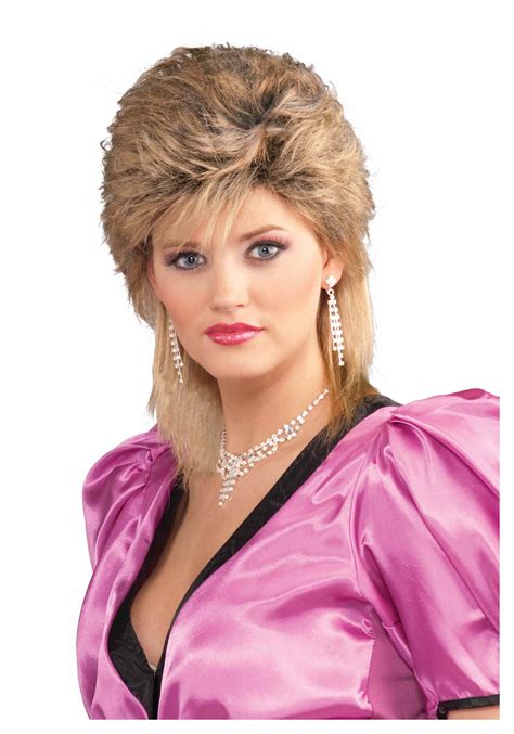 The 80s was notable for its outrageous fashion. 80's Salon Wig