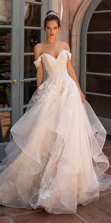 Moonlight Wedding Dresses Ball Gown Sweetheart Neckline Off The