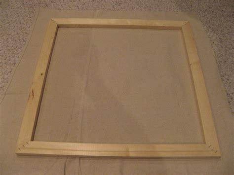 How To Make Your Own Canvas Frame The Chic Prof