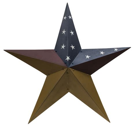 36 Inch Aged Patriotic Barn Star By The Hearthside Collection The