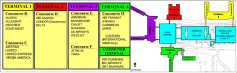 Fort Lauderdale Airport Terminal Map Map Of The World