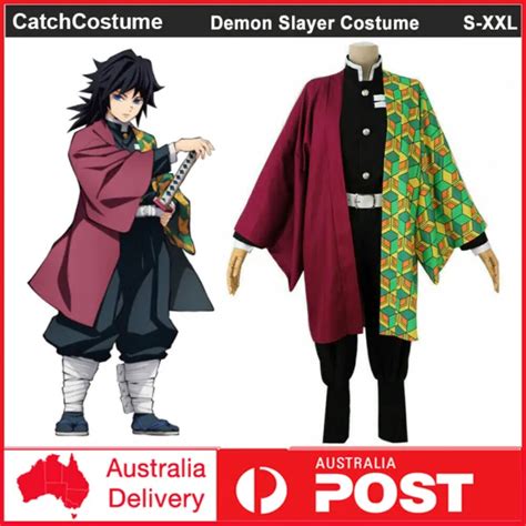 Demon Slayer Tomioka Giyuu Cosplay Costume Kimetsu No Yaiba Kimono Full
