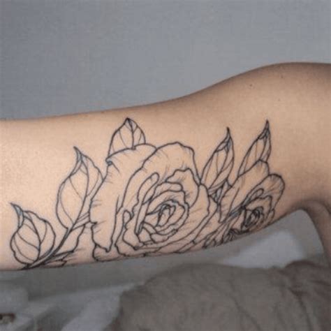 Rose Tattoo Inner Arm
