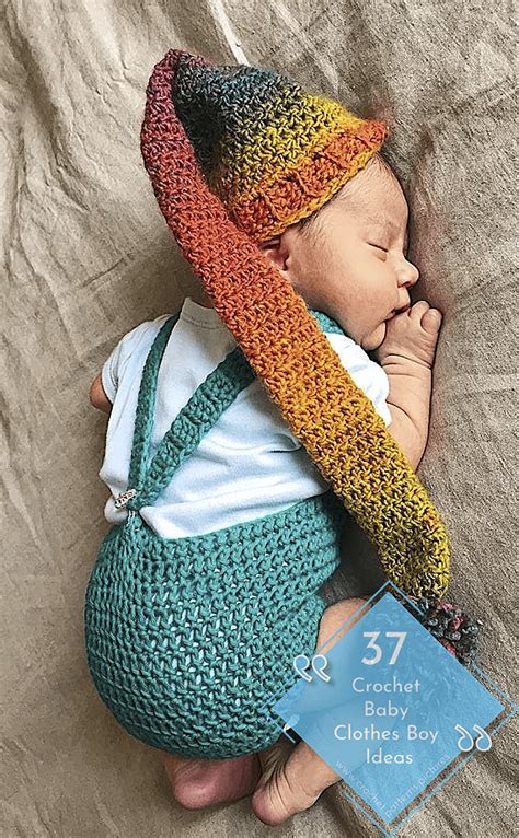 37 Cute Crochet Clothes For Baby Boys