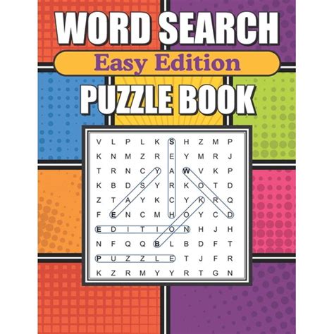 Word Search Easy Edition Large Print Word Find Puzzles