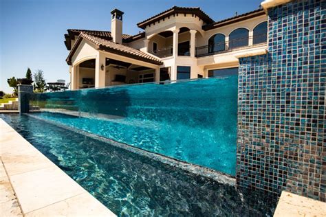 Two Layer Clear Tempered Laminated Pool Glass Pool Remodel Pool