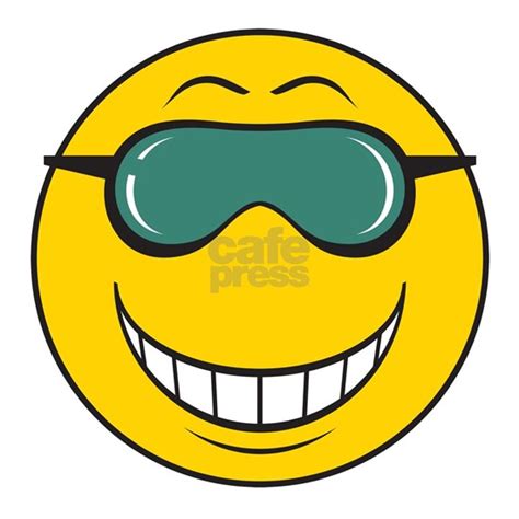 Cool Dude Smiley Face Mousepad By Dagerdesigns Cafepress