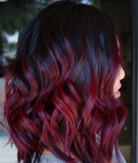 Wine Red Hair Highlights Beverlee Nesmith