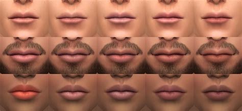 Un Sims Au Bout Du Fil Realistic Lips For The Sims 4 I Think Ea Did