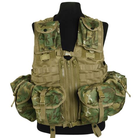 Mil Tec Tactical Vest Modular System Arid Woodland Vests Military 1st