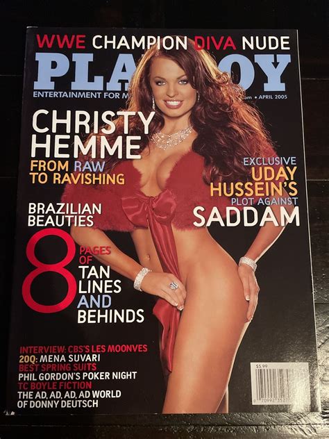 Playboy April 2005 Christy Hemme EBay