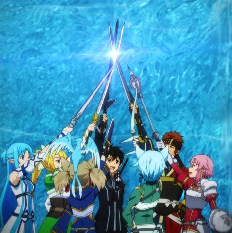 Sao Ii Excalibur Arc Team Fondo De Pantalla De Anime Sword Art