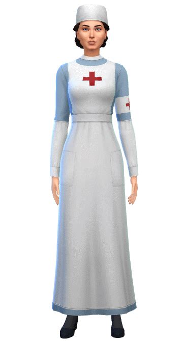 Sims From The Past Nurse Uniform Nursing Clothes Nurse Dress Uniform