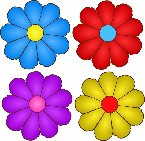Download Flowers Nature Colorful Flowers Royalty Free Vector Graphic