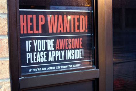 Funny Help Wanted Now Hiring Sign On Corrugated Plastic Etsy