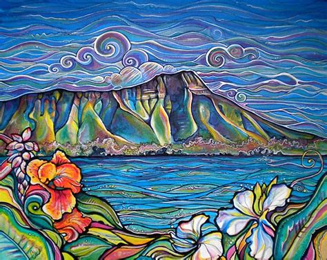 Hawaii Love Colleen Wilcox Hawaiian Art Hawaii Art Surf Art