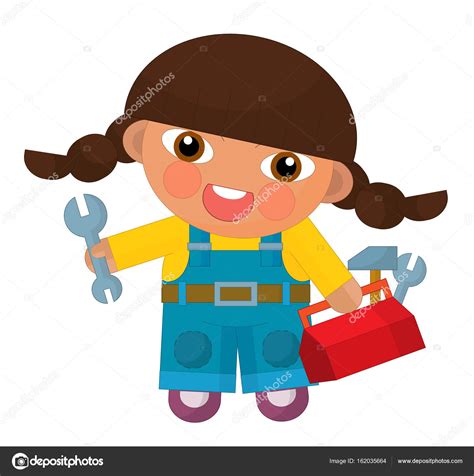463872 bytes, mecanico animado 71320, wallpapers are used in all modern operating systems like. Personaje de dibujos animados - mecánico de niña — Fotos ...