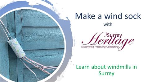 Make A Wind Sock With Surrey Heritage YouTube