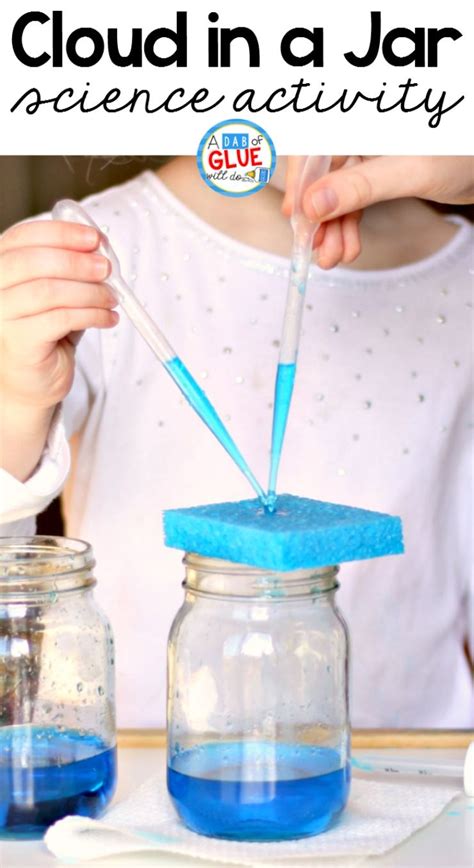 Rain Cloud In A Jar Science Activity Weather Activities Preschool