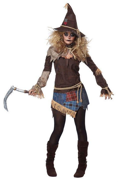 women scarecrow wizard of oz womens adult farmer halloween costume specialty