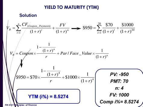 Yield refers to the percentage rate of return paid on a stock in the form of dividends, or the effective rate of interest paid on a bond or note. Valuing bonds. (Lecture 6) - презентация онлайн