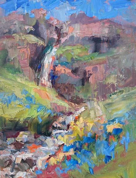 New “cascades” From Iceland By Contemporary Impressionist Niki Gulley
